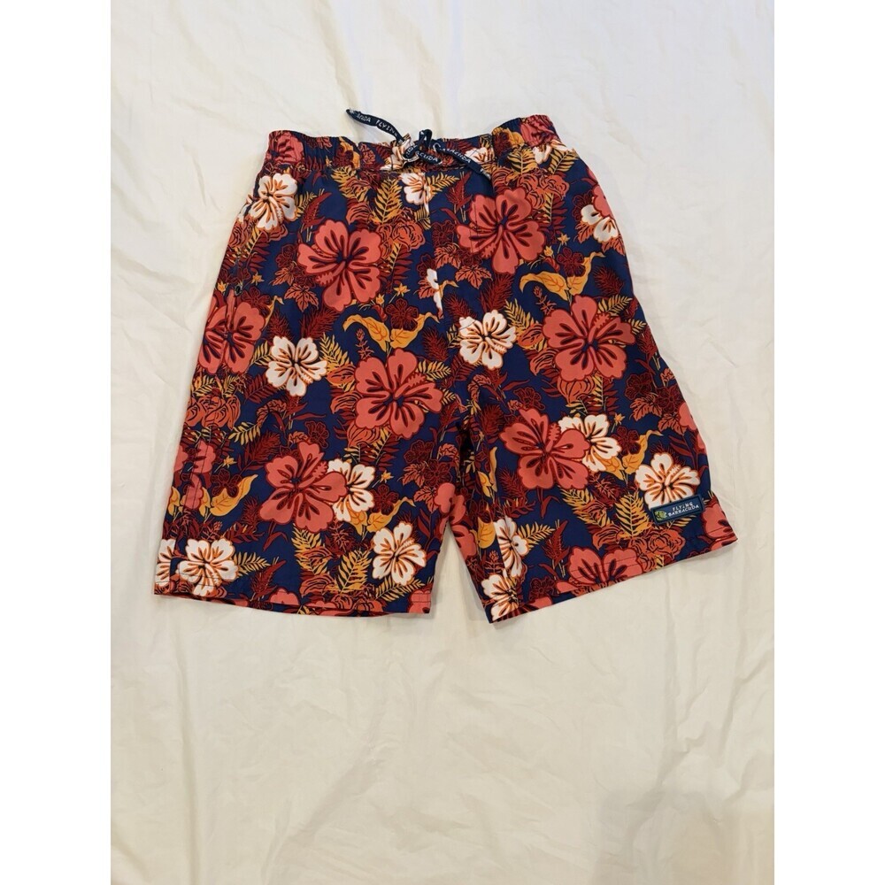 Baracuda Swim Trunks Boys Size 7 Floral Pattern